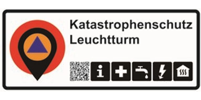 Symbol Katastrophenschutz Leuchtturm